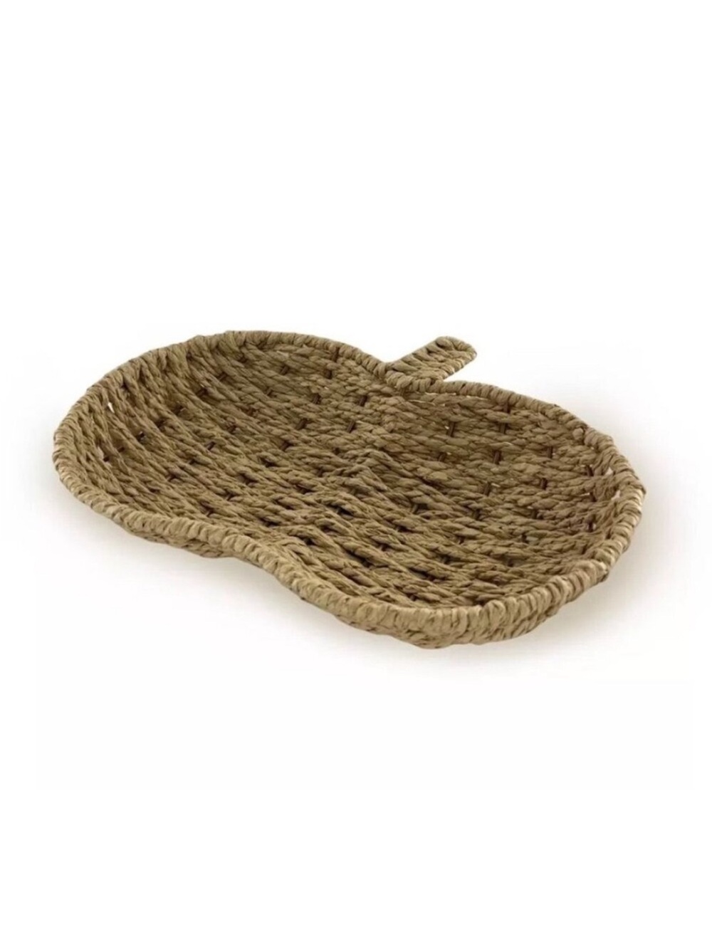 Wicker Woven Pumpkin Fall Harvest Tray Halloween Thanksgiving Table Decor NEW